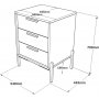 Vista Kommode - Braun/Beton/Anthrazit