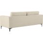 Aspen 3-Sitzer-Sofa - Beige Samt