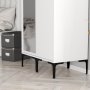 Kumsal Kleiderschrank 3 Weiß
