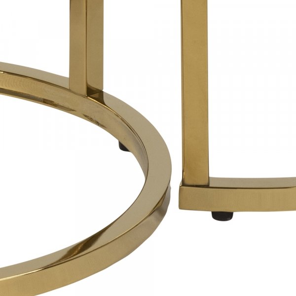 Alisma Tisch Ø35/45 cm - Weiß