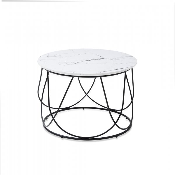 Bobby Couchtisch Ø60 cm - Weiß