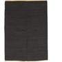 Flickenteppich Jasper - Schwarze Jute