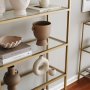 Komma-Bücherregal - Gold