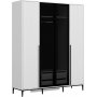 Elevate-Kleiderschrank 180 x 52 x 218 cm - Weiß
