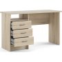 Function Plus Schreibtisch 120,1 x 48,1 x 72,6 cm - Eiche