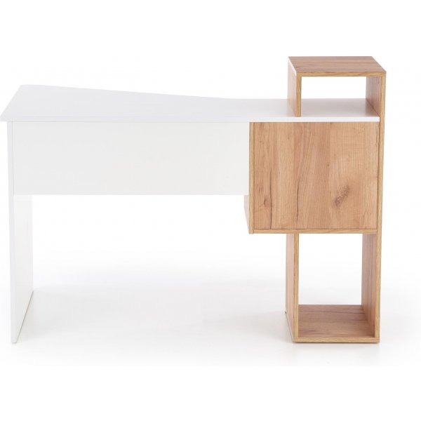 Spurs Schreibtisch 122x57 cm - Eiche/weiß