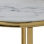 Alisma Tisch Ø35/45 cm - Weiß