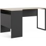 Function Plus Schreibtisch 145,1 x 81 x 76,8 cm - Schwarz/Eiche