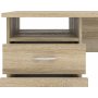 Function Plus Schreibtisch 120,1 x 48,1 x 72,6 cm - Eiche