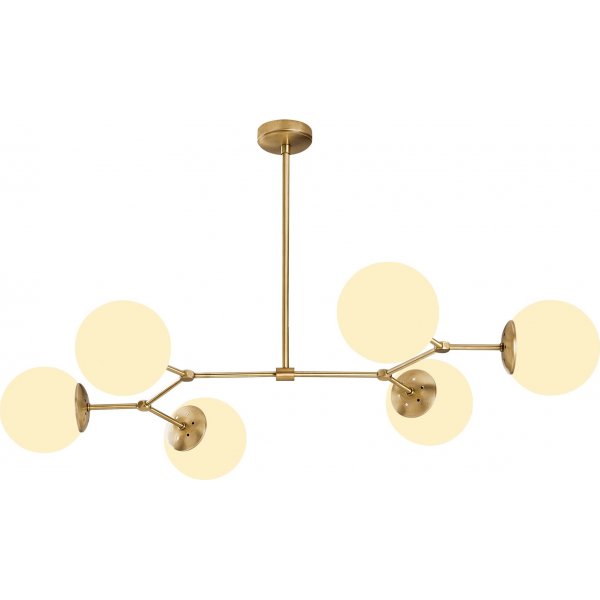 Damar Deckenleuchte 6322 - Gold/Weiß
