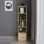 Robbins Bücherregal - Gold/Eiche
