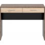 Nepo Plus Schreibtisch mit 2 Schubladen 100 x 59 cm - Dunkle Eiche/helle Eiche