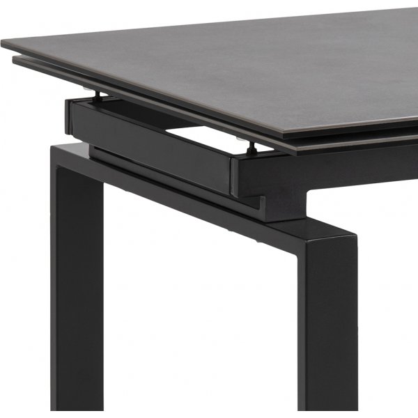 Huddersfield Esstisch 120-200 cm - Schwarz
