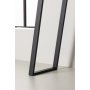 Horten Relieftisch 100 x 40 cm - Schwarz/Transparent