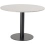 Esstisch Basebox ø106 cm - Schwarz / Grau Terrazzo