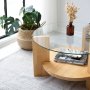 Armand Couchtisch Ø75 cm - Eiche