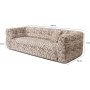 3-Sitzer-Sofa aus Cady - Beige/Braun