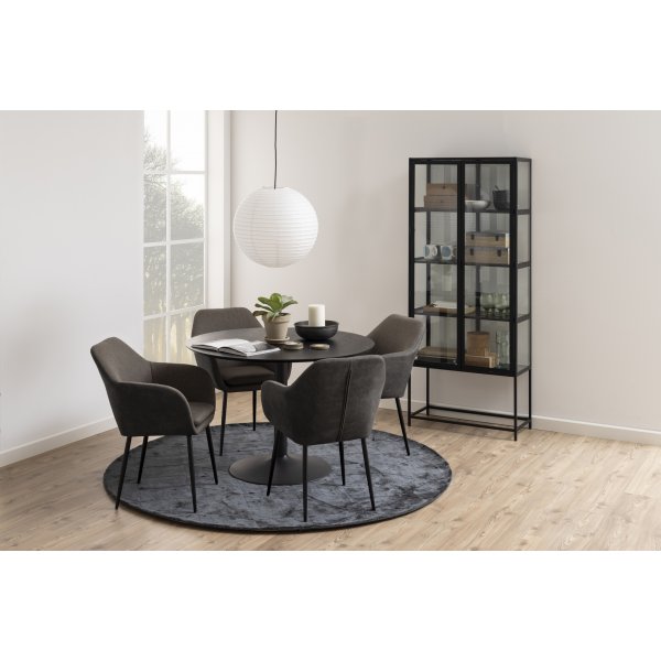 Ibiza Esstisch ø110 cm - Schwarz