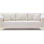 Berlin 3-Sitzer-Sofa - Cremeweiß/Gold