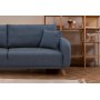 Kronos 3-Sitzer-Schlafsofa Dunkelblau