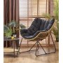 Whisper-Sessel - Schwarz/Beige
