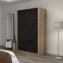 Kapusta Kleiderschrank 120 cm - Eiche/Stein