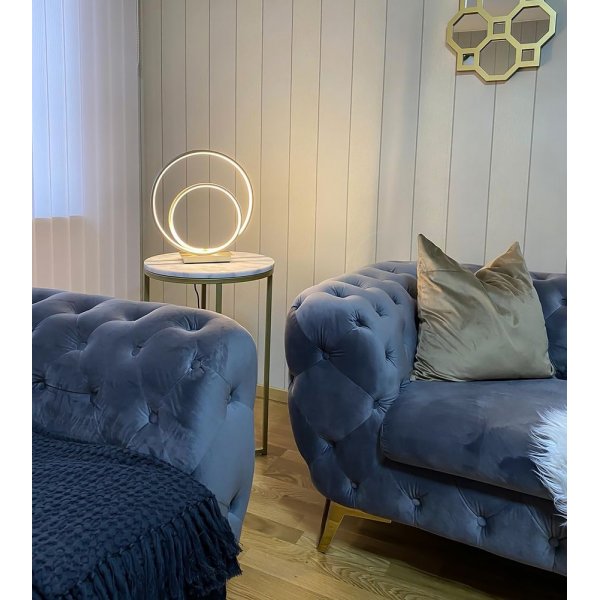 Loop Tischlampe - Champagner