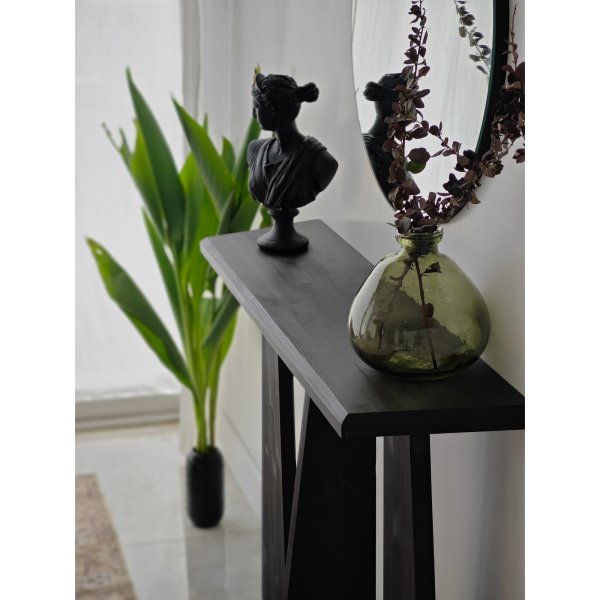 Kleopatra-Relieftisch 100 x 28 cm - Anthrazit