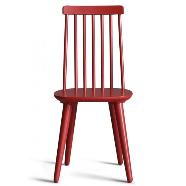 Roter Steckstuhl RAL3003