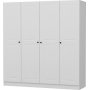 Capeto Kleiderschrank 180 cm - Weiß