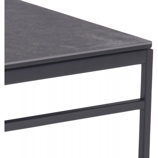 Exeter Wetttisch 55x50 | 100 x 50 cm - Schwarz