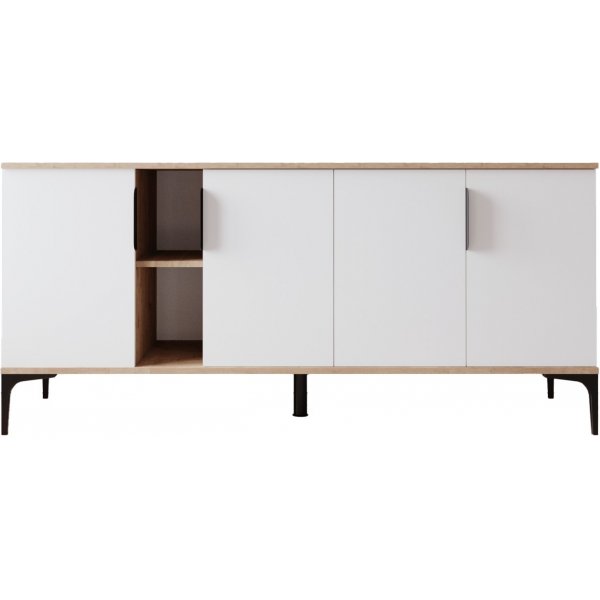 Tarz Sideboard - Eiche/Weiß