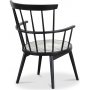 Scoop Lounge Sessel - Schwarz / Rattan