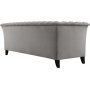 Sofa Chesterfield 3-Sitzer grau - Henry