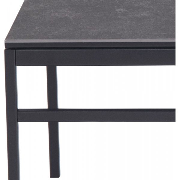 Exeter Wetttisch 55x50 | 100 x 50 cm - Schwarz