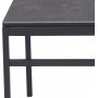 Exeter Wetttisch 55x50 | 100 x 50 cm - Schwarz