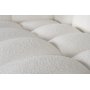 Diwansofa Bouclè cremeweiß 322 cm