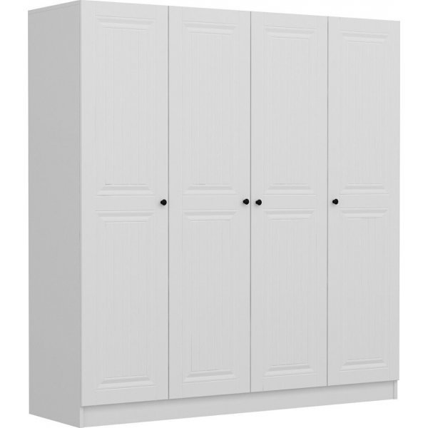 Capeto Kleiderschrank 180 cm - Weiß