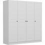 Capeto Kleiderschrank 180 cm - Weiß