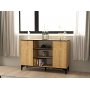 Ebin Sideboard - Saphireiche/Schwarz