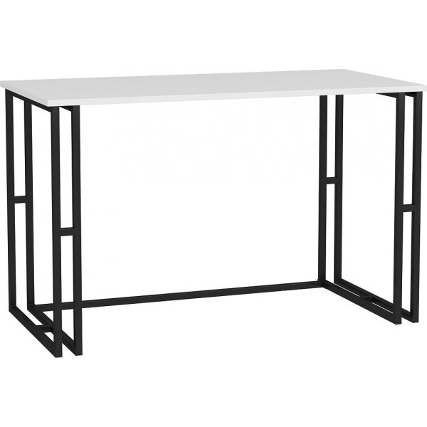 Kane Schreibtisch 120 x 60 cm - Schwarz/Weiß