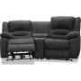 Kensington elektrisches 2-Sitzer-Sofa mit verstellbarer Kopfstütze - Grau