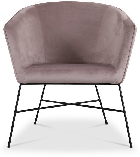 Sessel Isabelle - Rosa (Samt) + Fleckentferner für Möbel