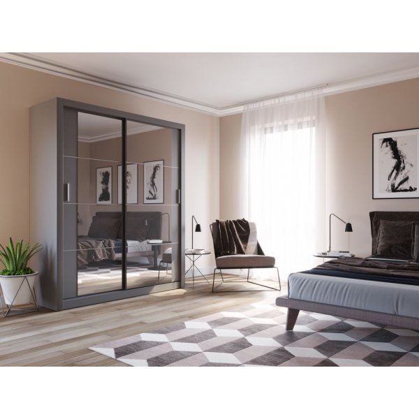 Mervyn Garderobe - grau