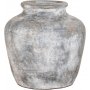 Dekorative Vase aus Santo Terrakotta - Hellgrau