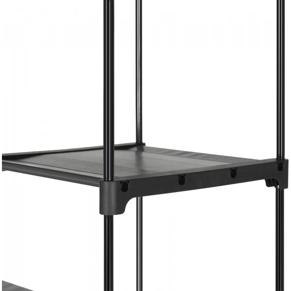 Kleiderschrank Joshua 140 x 174 cm - Schwarz