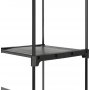 Kleiderschrank Joshua 140 x 174 cm - Schwarz