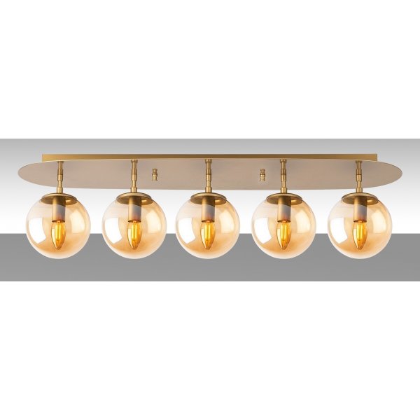Well Deckenleuchte 11725 - Gold