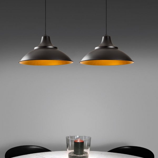 Samba Deckenleuchte 3733 - Schwarz/Gold
