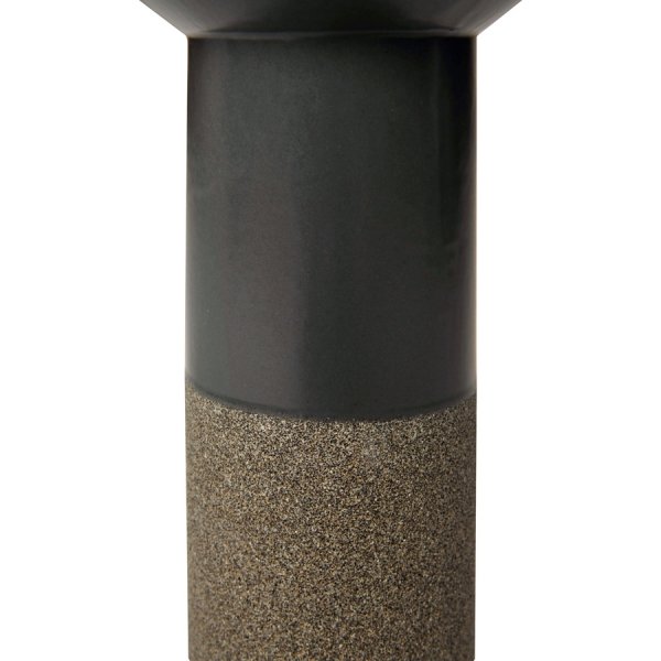Eva Vase klein - Grau/Braun
